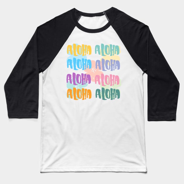 ALOHA,Hawaii greetings Baseball T-Shirt by zzzozzo